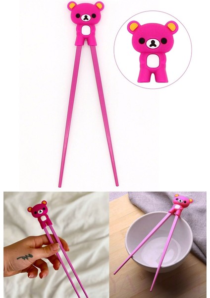 Ayıcık Başlı Çin Çubuğu Çocuklar Için Chopstick Öğrenme Aparatı