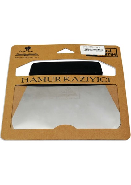 Profesyonel Metal Hamur Kazıyıcı 19 cm