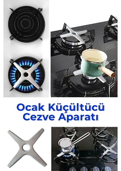 Metal Ocak Küçültücü Ocak Üstü Cezvelik Aparat