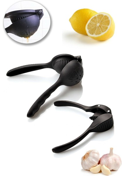 Döküm Limon Sıkacağı ve Döküm Sarımsak Ezici Seti 2li