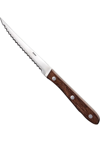 Gül Saplı Steak Bıçak 2 Adet