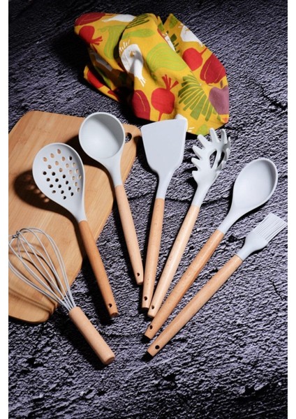 Bambu Saplı Silikon Hazırlık Seti 7 Parça