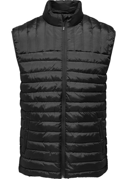 Siyah Erkek Yelek Onspıet Quılted Vest Otw Vd indirimleri
