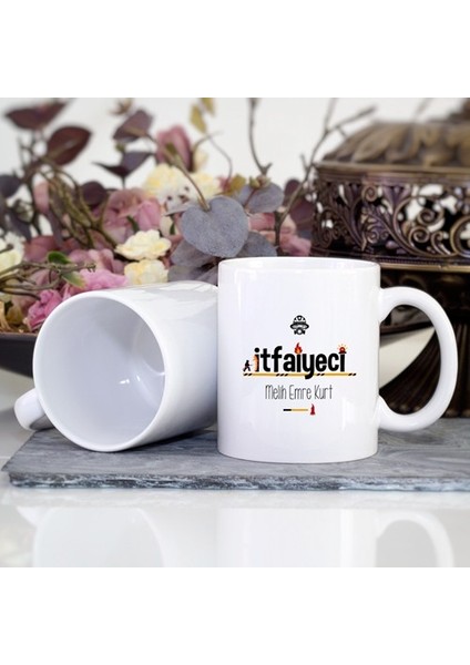 Kişiye Özel Itfaiyeci Kupa Bardak