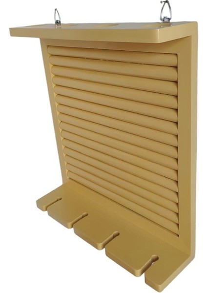 Ahşap Bambu Krem Renk Oymalı El Yapımı Şaraplık Kadehlik 44*50 cm indirimleri