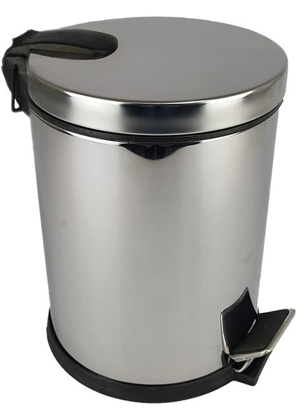Paslanmaz Çelik Mutfak Çöp Kovası 20 Lt Gri - EF407