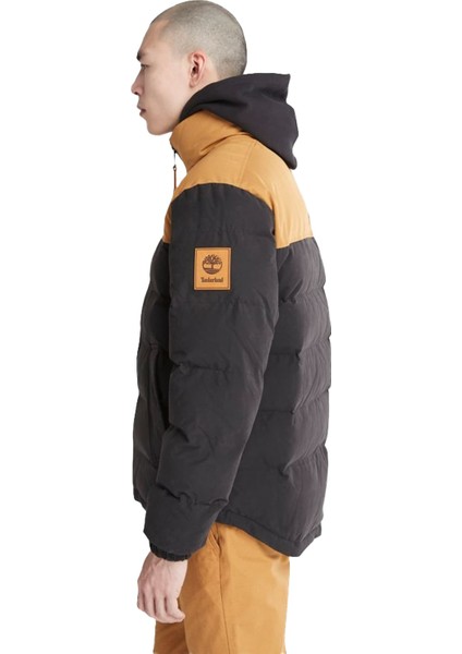 Durable Water Repellent Puffer Jacket Erkek Siyah Mont TB0A22XBP571