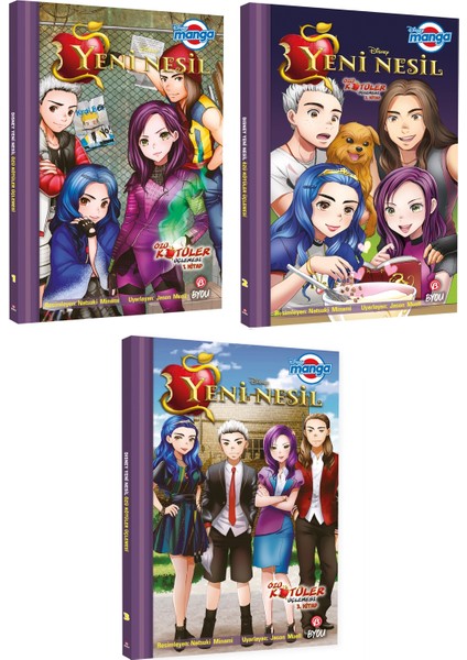 Yeni Nesil Özlü Kötüler Üçlemesi Manga 3'Lü Set
