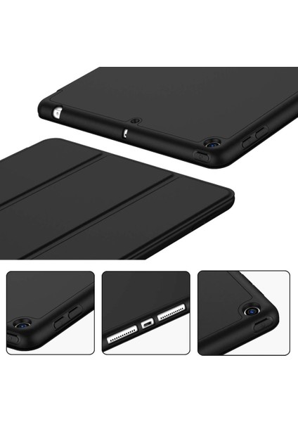 Samsung Galaxy Tab A8 10.5 SM-X200 X205 X207 Kılıf Kalem Bölmeli Smart Case modelleri