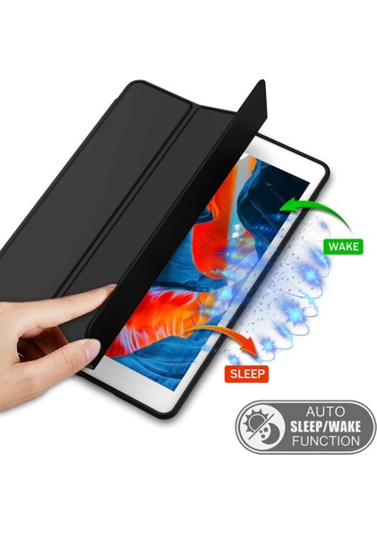 Samsung Galaxy Tab A8 10.5 SM-X200 X205 X207 Kılıf Kalem Bölmeli Smart Case fırsatları