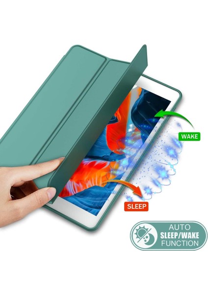 Samsung Galaxy Tab A8 10.5 SM-X200 X205 X207 Kılıf Kalem Bölmeli Smart Case fırsatları