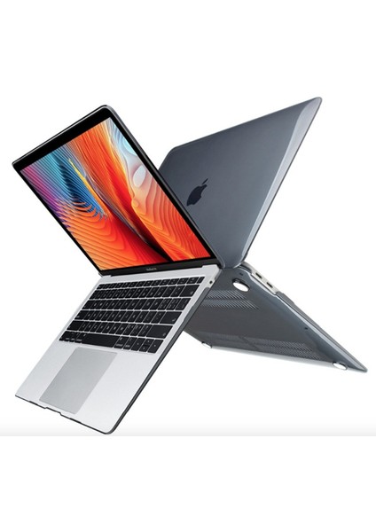 Macbook Air 13.6 İNÇ A2681 Uyumlu M2 - A3113 M3 Çip Parlak Kristal Şeffaf Kılıf Hardcase