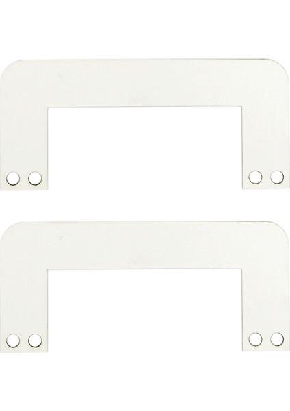 Ahşap Mini Çanta Sapı Mdf Kulp Beyaz (1 Çift)