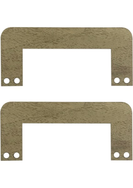 Ahşap Mini Çanta Sapı Mdf Kulp Açık Meşe (1 Çift)