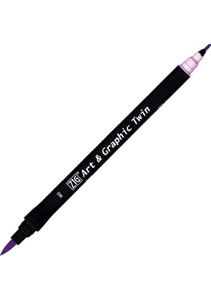 Art & Graphic Twin Çift Uçlu Keçe Grafik Kalemi 062 Lilac