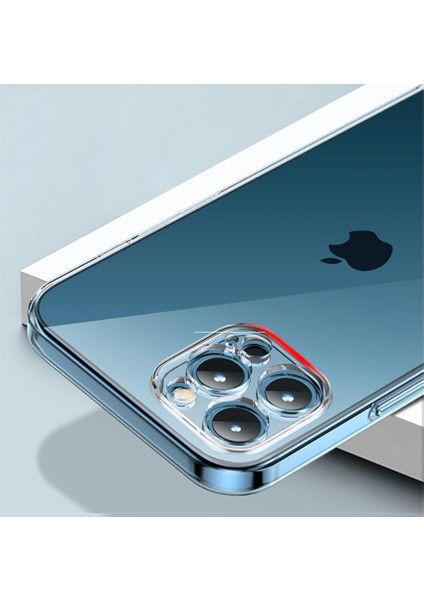 iPhone 14 Pro Max Fora Serisi Kamera Korumalı Şeffaf Silikon Kılıf