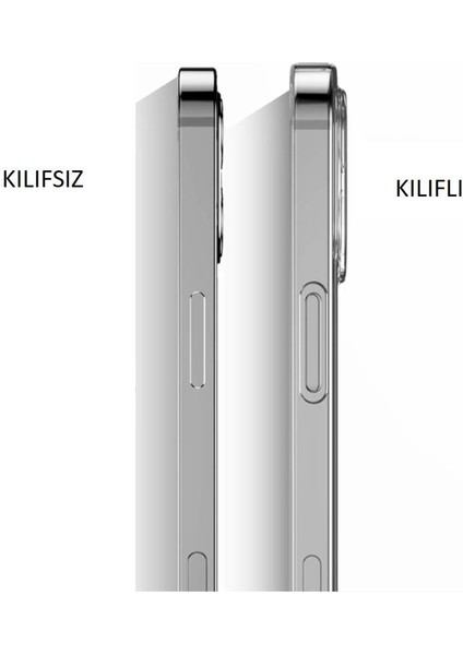 iPhone 14 Pro Max Fora Serisi Kamera Korumalı Şeffaf Silikon Kılıf
