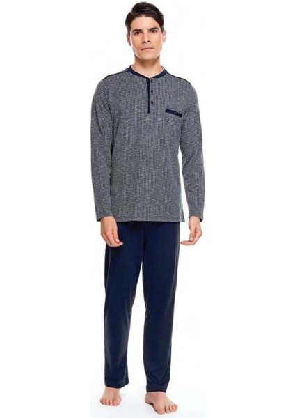 Çift Kaplan 8567 Battal Erkek Pijama Takımı