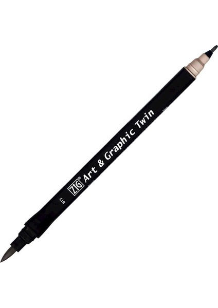 Art & Graphic Twin Çift Uçlu Keçe Grafik Kalemi 890 Natural Gray
