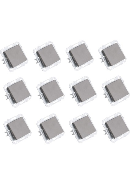 Byobu 12 Adet Antrasit Tekli Anahtar Çerçevesiz