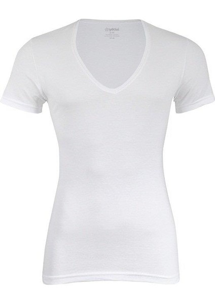 355 Derin V Yaka Kısa Kollu Erkek T-Shirt