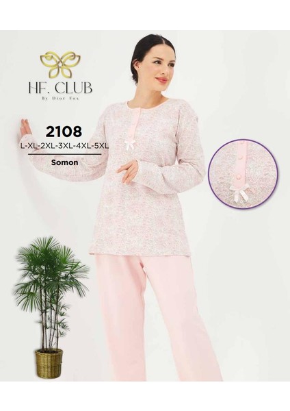 Hf Club 2108 Kadın Uzun Kollu Pijama Takımı