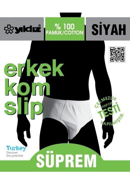 Yıldız 130 Siyah Kom Slip fiyatları