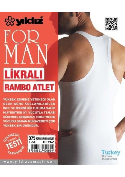 375 Formen Beyaz Rambo Atlet modelleri