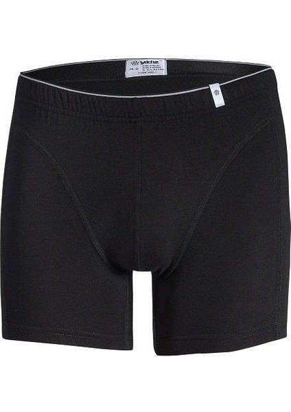 406 Siyah Havlu Bel Modal Likralı Boxer