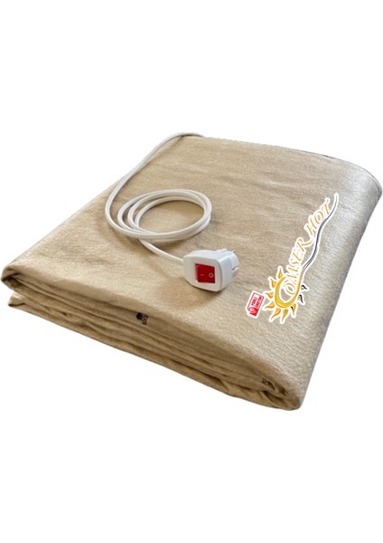 150 x 210 cm Elektrikli Halı Altı Isıtıcı Anahtar Başlıklı