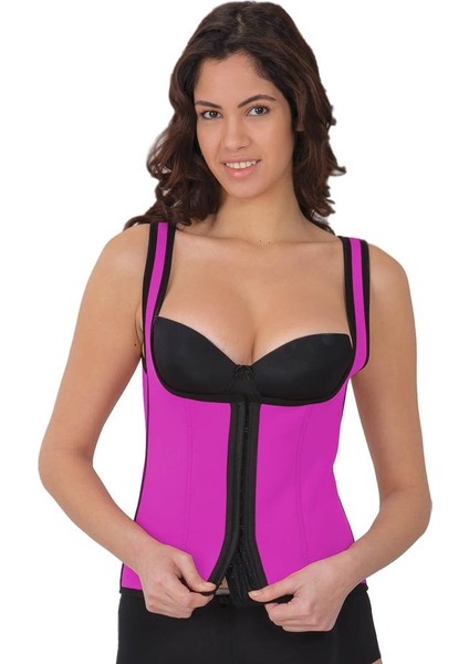 Mürdüm Mı 9173 Agraflı Göğsü Açık Atlet Korse-S