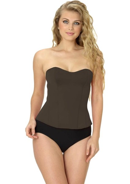 Kahve Mı 9155 F Fırfırlı Terletici Büstiyer-S
