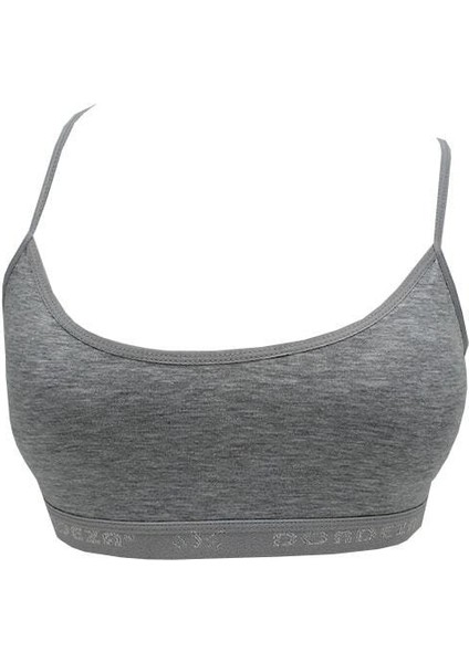 Genç Kız Pedli Düz Ip Askı Alıştırma Yarım Atlet Büstiyer 6'lı indirimleri