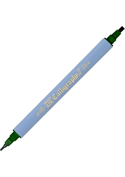 Kaligrafi Kalemi Çift Uçlu 2mm + 3.5mm TC-3100 050 Green