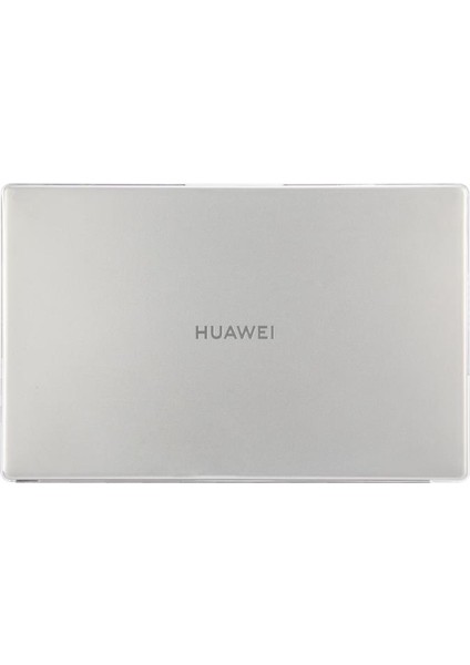 Huawei Matebook D14 2020 Uyumlu Kılıf Koruyucu Kapak Parlak Şeffaf Tasarım Hava Kanallı