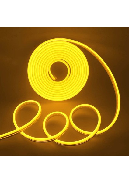 12V Neon LED Şerit Sarı 5 Metre fiyatları