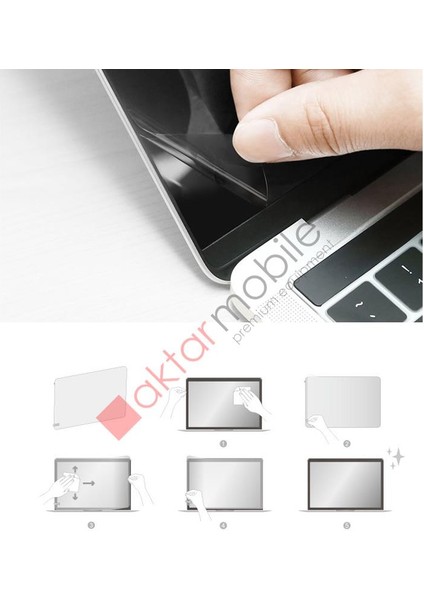 Huawei Matebook D15 2020 Uyumlu Ekran Koruyucu - 2 Adet - Ultra Ince & Kırılmaz & Tam Uyum
