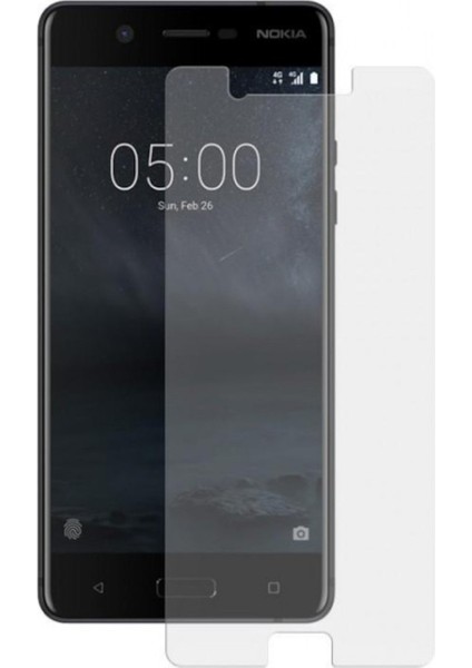 Nokia 5 Ekran Koruyucu 9h Parlak 2.5d Şeffaf Sert Temperli Kırılmaz Cam Ekran Koruma Hd (HW08YBQ)