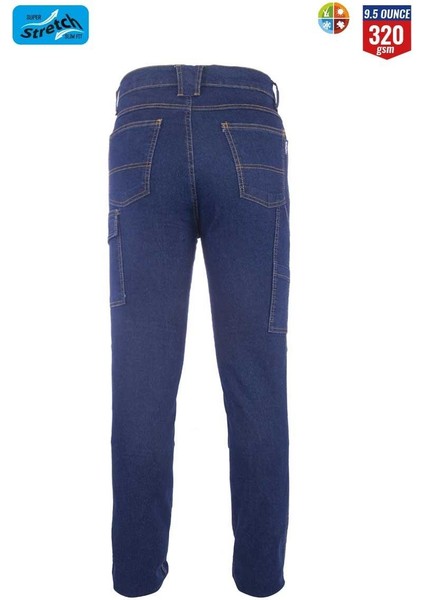 Kot Iş Pantolonu Likralı Myform 2150 Denver Denim Renk Mavi fiyatları