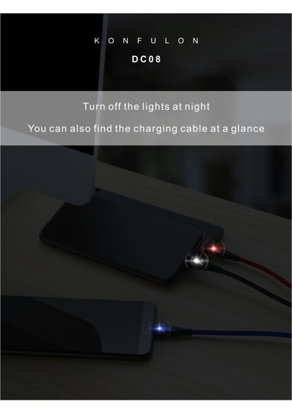 Oppo A9 2020 Şarj Kablosu 3 In 1 ( Lightning - Micro USB - Type C ) KNF-DC08 modelleri