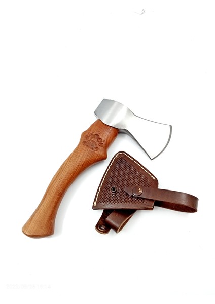 Dövme Çelik Pençe Desenli Küçük Kamp Baltası modelleri