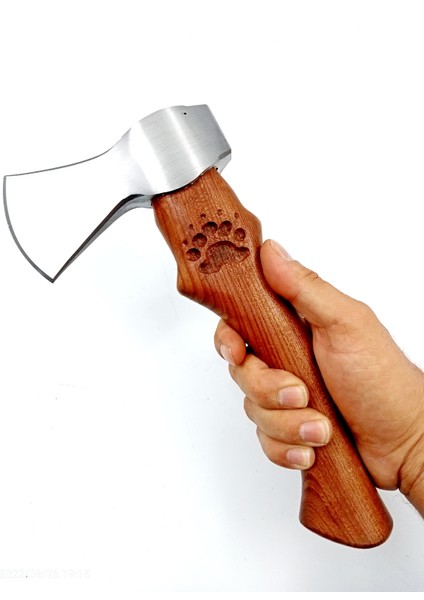 Dövme Çelik Pençe Desenli Küçük Kamp Baltası indirimleri