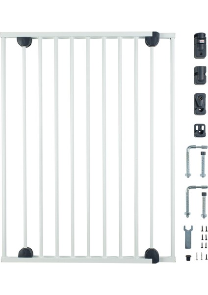 62-102 cm Metal Uzayan Güvenlik Kapısı Beyaz