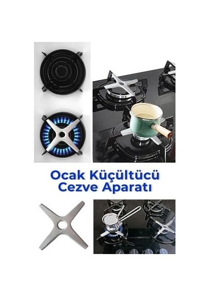 Metal Ocak Küçültücü Ocak Üstü Cezvelik Aparat