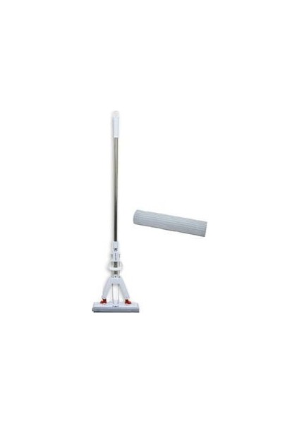 Kelebek Sıkma Mekanizmalı Süngerli Mop Yeni Pratik Sistem Temizlik Seti