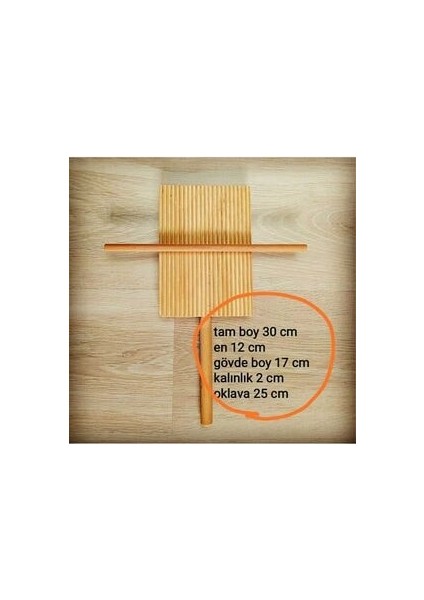 El Yapımı Ahşap Gnocchi (Niyoki) Tahta Board