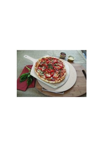 Ahşap Saplı Ekmek, Pizza Küreği 30X30 cm
