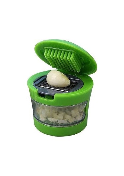 Paslanmaz Çelik Sarımsak Rendesi Ezici Doğrayıcı Garlic Chopper