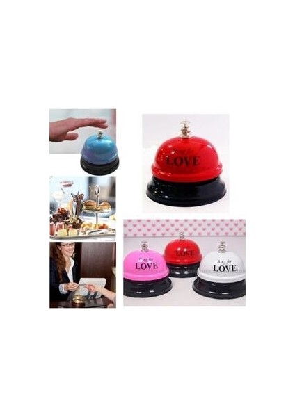 Metal Resepsiyon Restoran Otel Zili Zil Masaüstü Dekoratif