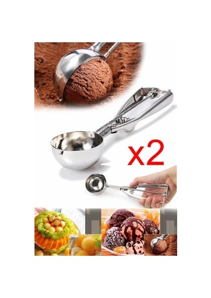 Metal Çek Bırak Dondurma Kepçesi MTF.02894.00-1-1